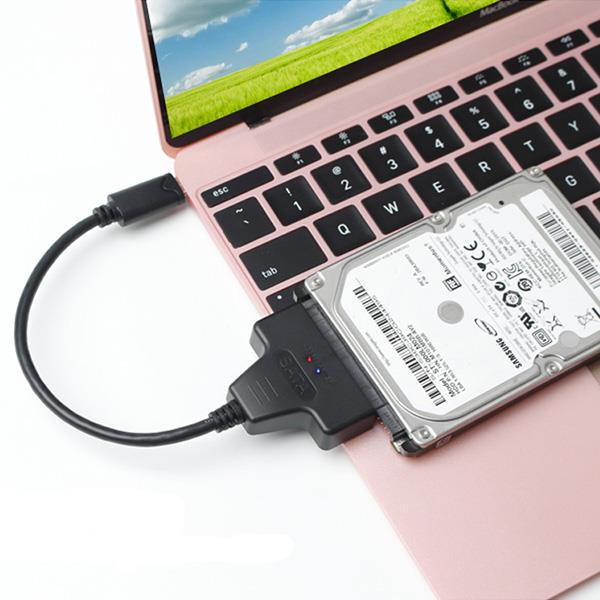 USB-C to SATA 22Pin HDD Cable