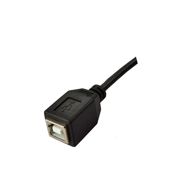 Left Angle USB 2.0 B Male To Female Extension Cable