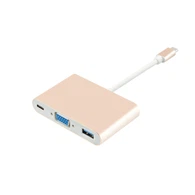 USB 3.1 Type C Vers VGA USB 3.0 Type C Femelle Convertisseur